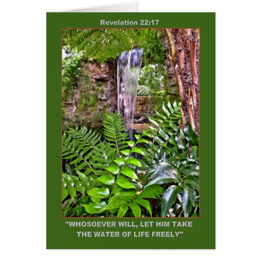 LIVING WATER  Card (Front)