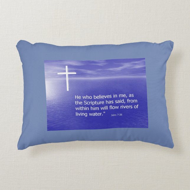 Living Water pillow (Front)