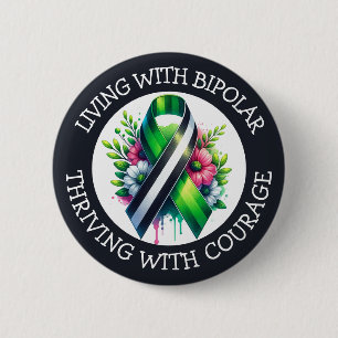 Living with Bipolar Thriving with Courage Button