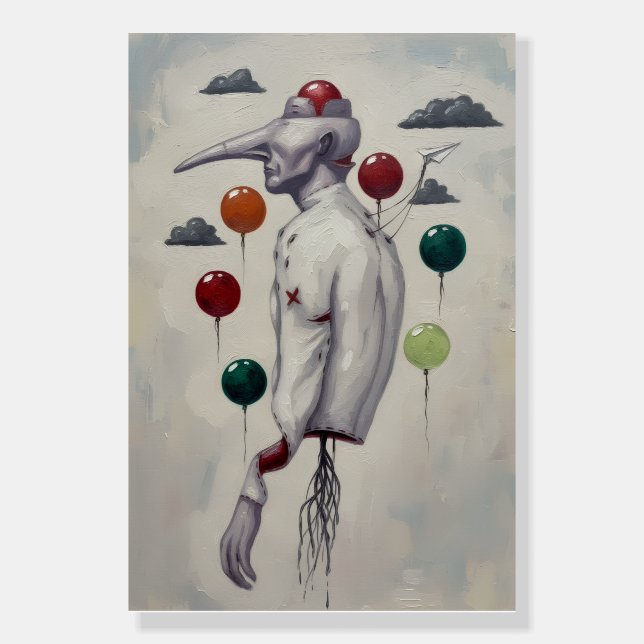 Living with Lies Foam Board (Front)