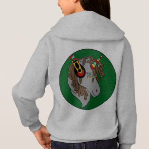 Living with Soul Music Rasta Unicorn Cute Hoodie