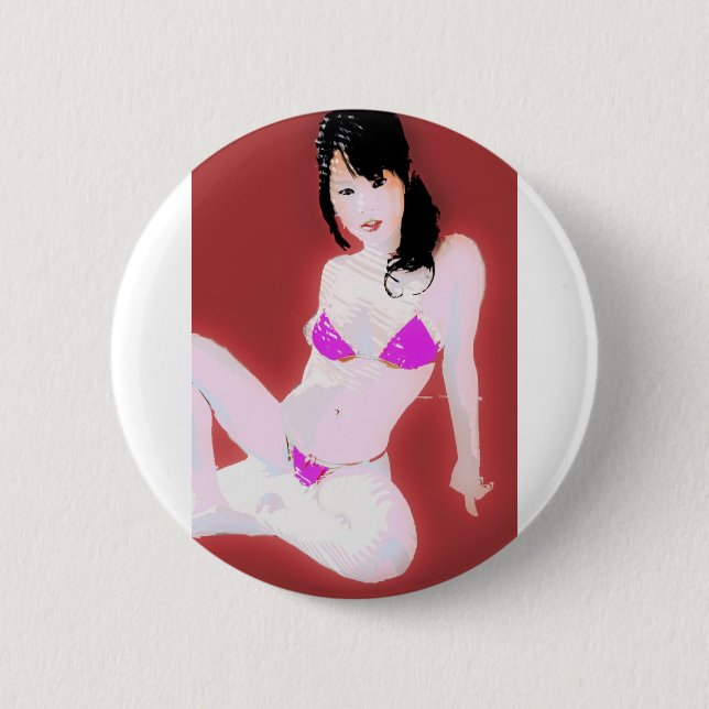 LivingDoll1 Pinback Button (Front)