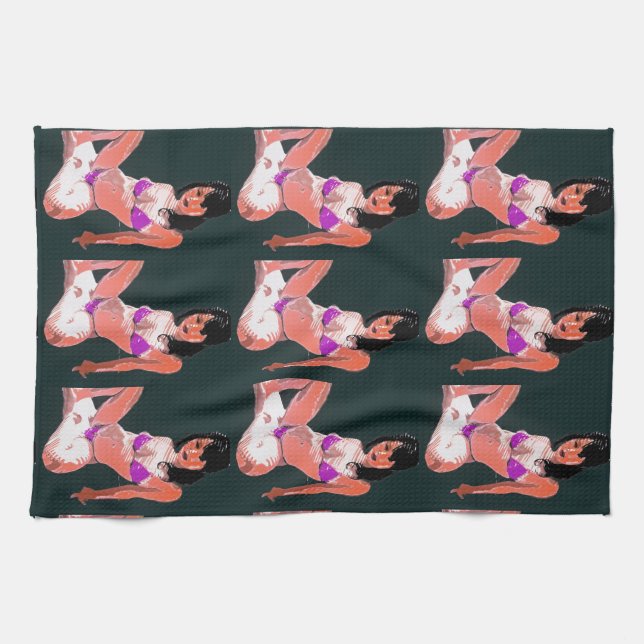 LivingDoll 2 Kitchen Towel (Horizontal)