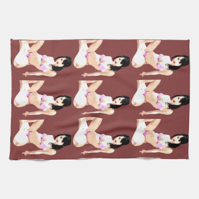 LivingDoll 5 Kitchen Towel (Horizontal)