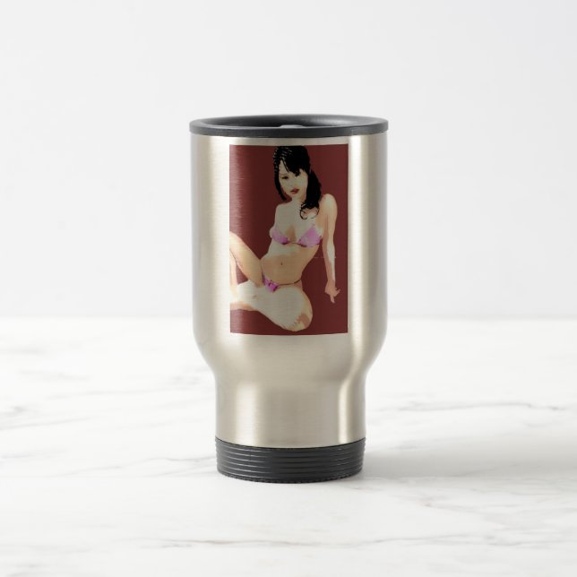 LivingDoll 5 Travel Mug (Center)