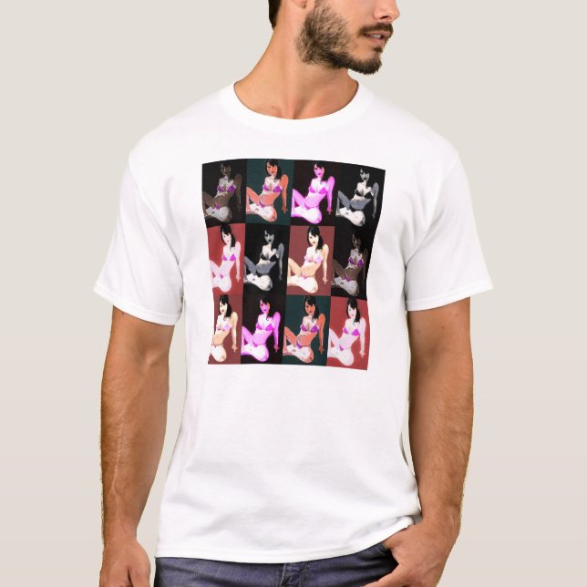 LivingDoll 7 Collage T-Shirt (Front)