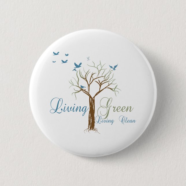 LivingGreen Button (Front)