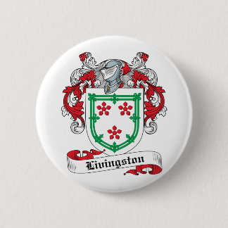 Livingston Family Crest Pinback Button