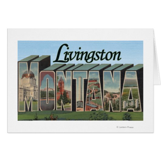 Livingston, Montana Cards (Front Horizontal)