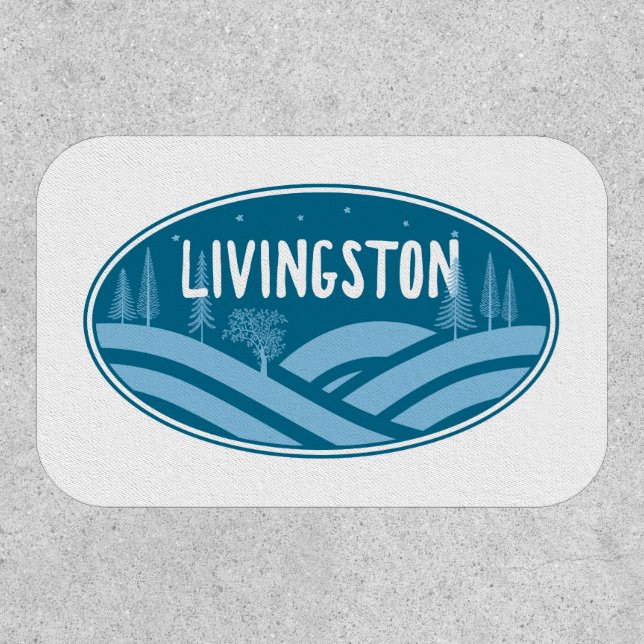 Livingston Montana Outdoors Patch (Front)