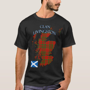 Livingston Scottish Clan Tartan Scotland T-Shirt