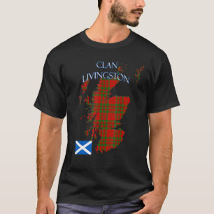 Livingston Scottish Clan Tartan Scotland T-Shirt