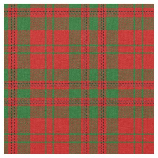 Livingstone Tartan Print Fabric | Zazzle