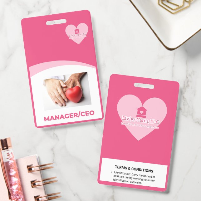 Liviys Cares Logo Badge (Office)