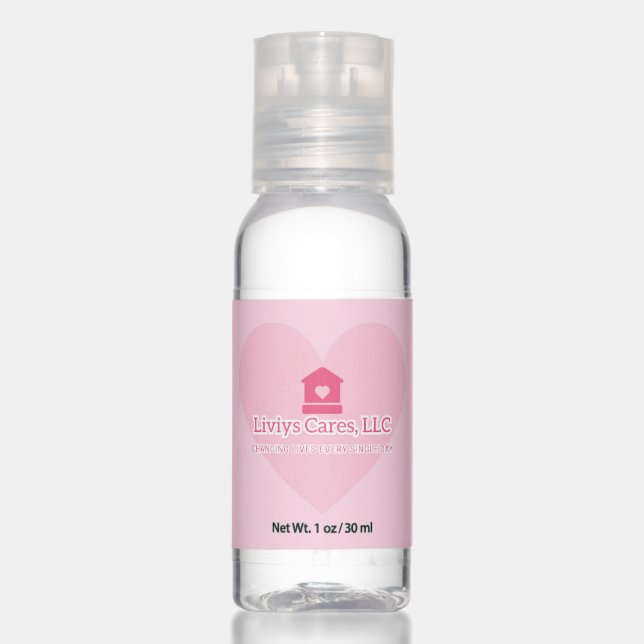 Liviys Cares Logo Hand Sanitizer (Front)