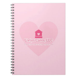Liviys Cares Logo Notebook
