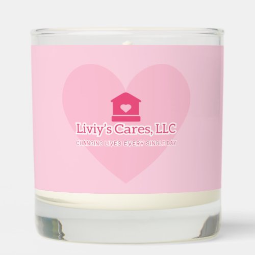 Liviys Cares Logo Scented Candle