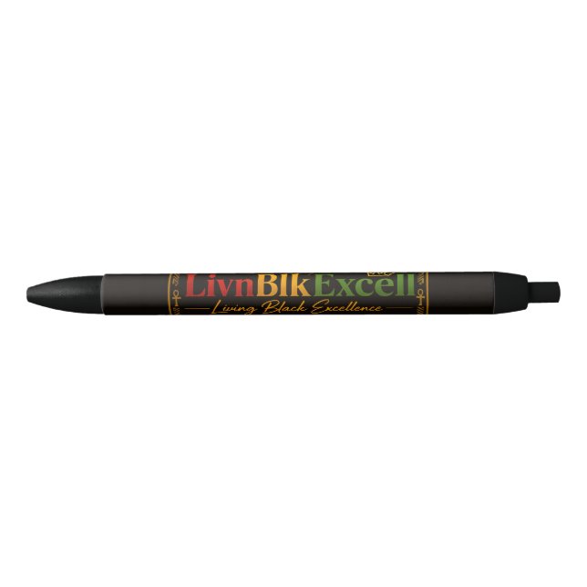 LivnBlkExcell Themed Pen (Front)