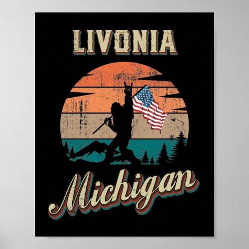 Livonia Michigan Poster