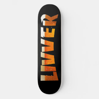livversk8beer skateboard deck
