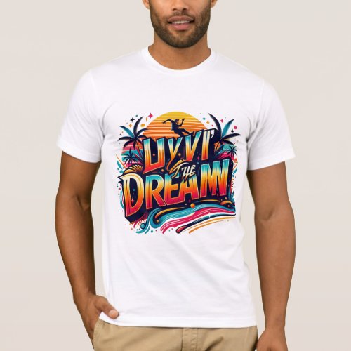 Livvi The Dream Vintage Styled Distressed T_Shirt