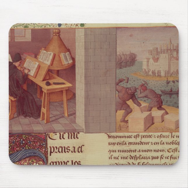 Livy  Writing and the Foundation of Rome Mouse Pad (Front)