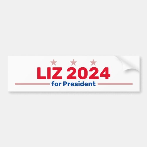 Liz 2024 bumper sticker
