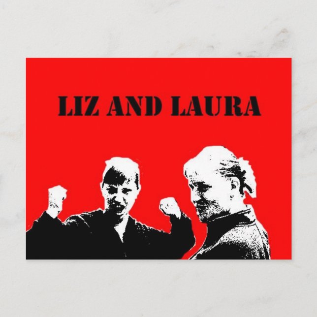 Liz and Laura Postcards (Front)