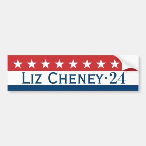Liz Cheney 2024 Bumper Sticker