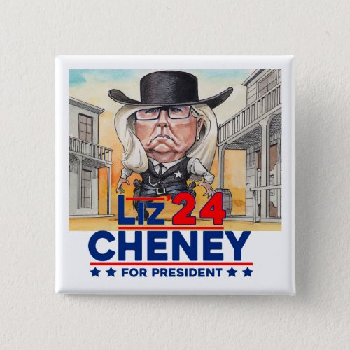 Liz Cheney 24 Button