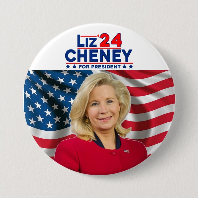 Liz Cheney for President '24 Button (Front)