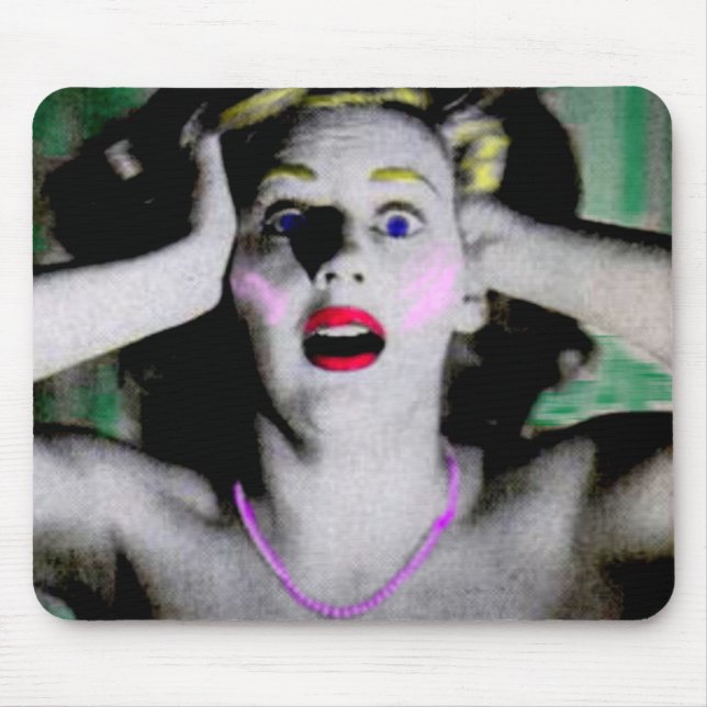 Liz is horrified and terrified mouse pad (Front)