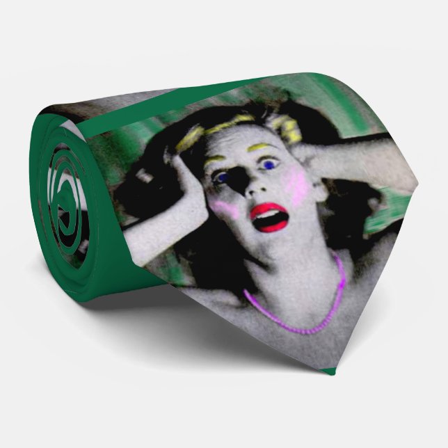 Liz is horrified and terrified neck tie (Rolled)