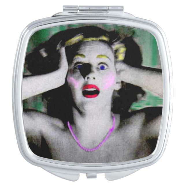 Liz is horrified and terrified vanity mirror (Front)