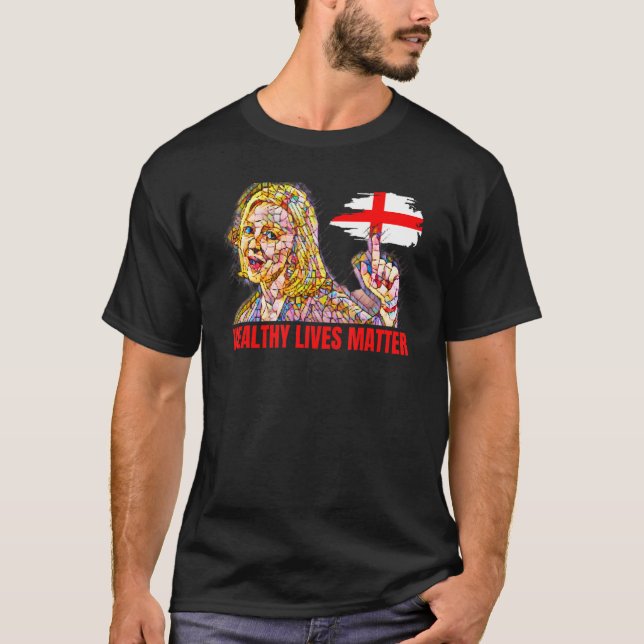 Liz Truss  Richi Sunak British Prime minister race T-Shirt (Front)