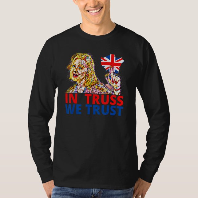 Liz Truss  Richi Sunak British Wealthy Tory member T-Shirt (Front)