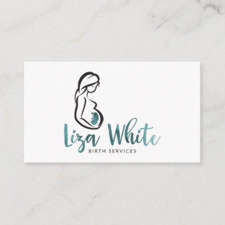 Liza White Birth Services Business Card