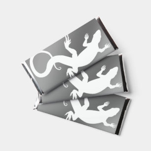 Lizard Art Chocolate Personalized Reptile Hershey Bar Favors