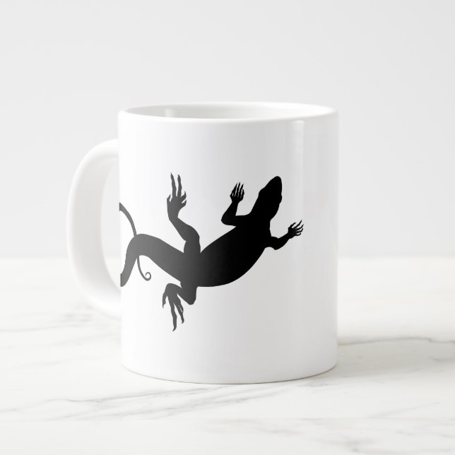 Lizard Art Coffee Cup Cool Reptile Lizard Mugs (Front Left)
