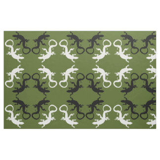 Lizard Art Fabric Reptile Lizard Pattern Fabrics
