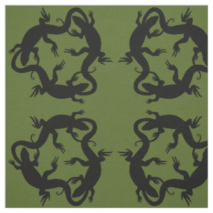 Lizard Art Fabric Reptile Lizard Pattern Fabrics