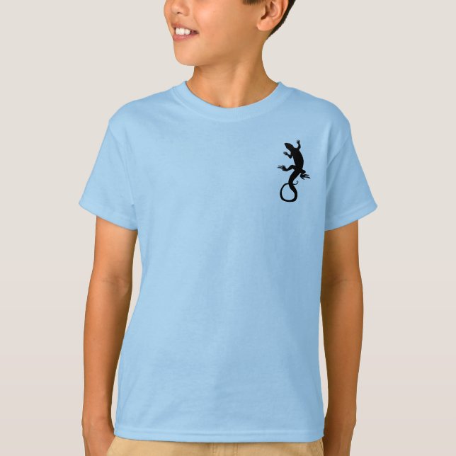 Lizard Art Hoodie Jacket Kid's Lizard Hoodie T-Shirt (Front)