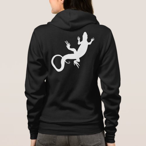 Lizard Art Hoodie Jacket Womens Lizard Hoodie