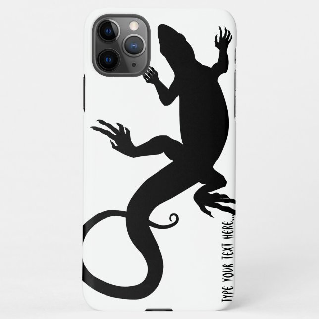 Lizard Art iPhone Cases Personalized Reptile Cases (Back)