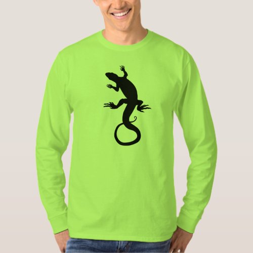 Lizard Art Shirts Long Sleeve Reptile T_shirts