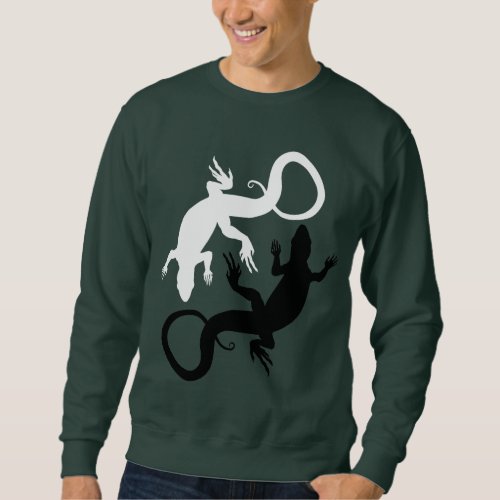 Lizard Art Sweatshirt Reptile Shirts Lizard Gifts