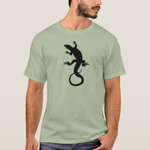 Lizard Art T-shirt Retro Green Lizard Shirts