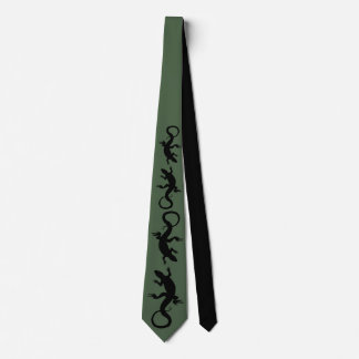 Lizard Art Tie Cool Reptile Gifts Lizard Neckties