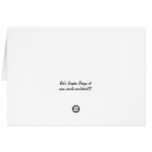 Lizard asking "how's it going" cards (Back Horizontal)