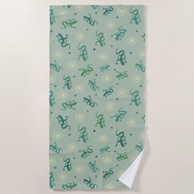 Lizard Beach Towel (Front)
